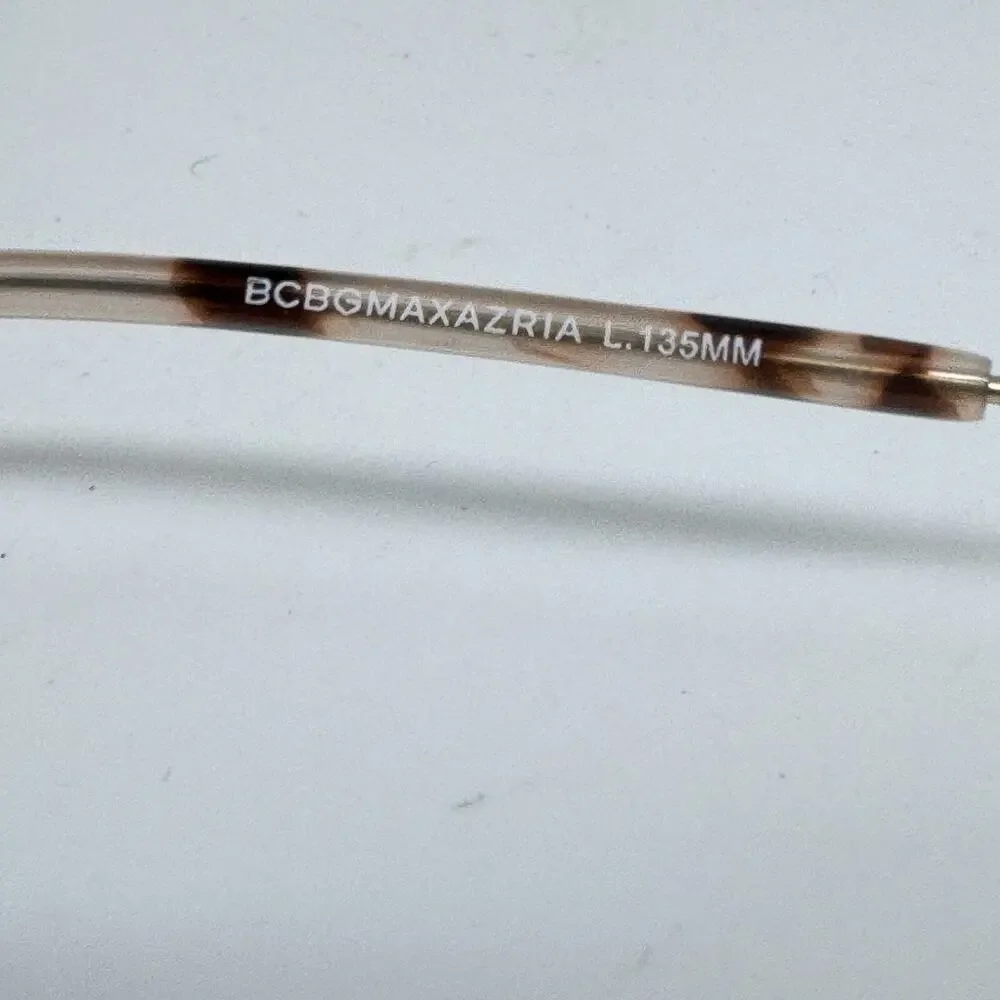 BCBGMAXAZRIA Moira Rose Gold Womens Oval Full Rim Eyeglasses 54-16-135‎ H17646